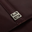 GIVENCHY Shoulder Bag Leather Bordeaux Auth bs28548-17
