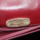 GIVENCHY Shoulder Bag Leather Bordeaux Auth bs28548-18