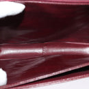 GIVENCHY Shoulder Bag Leather Bordeaux Auth bs28548-11