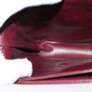 GIVENCHY Shoulder Bag Leather Bordeaux Auth bs28548-20