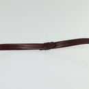 GIVENCHY Shoulder Bag Leather Bordeaux Auth bs28548-8