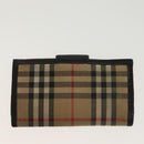 BURBERRY Key Case Canvas Leather 3Set Green Beige Auth bs28555-11