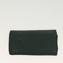 BURBERRY Key Case Canvas Leather 3Set Green Beige Auth bs28555-18