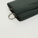 BURBERRY Key Case Canvas Leather 3Set Green Beige Auth bs28555-22