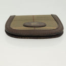 BURBERRY Key Case Canvas Leather 3Set Green Beige Auth bs28555-6