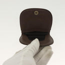 BURBERRY Key Case Canvas Leather 3Set Green Beige Auth bs28555-8