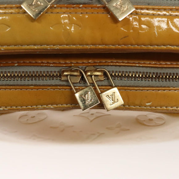 LOUIS VUITTON Monogram Vernis Marley Backpack Gris M91038 LV Auth bs28557