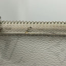 LOUIS VUITTON Monogram White Zipped Pouch GM Clutch Bag M68310 LV Auth bs28559-9