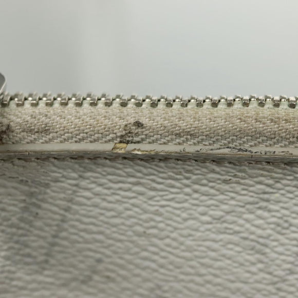 LOUIS VUITTON Monogram White Zipped Pouch GM Clutch Bag M68310 LV Auth bs28559