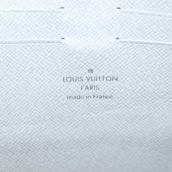 LOUIS VUITTON Monogram White Zipped Pouch GM Clutch Bag M68310 LV Auth bs28559
