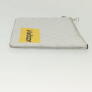 LOUIS VUITTON Monogram White Zipped Pouch GM Clutch Bag M68310 LV Auth bs28559-3