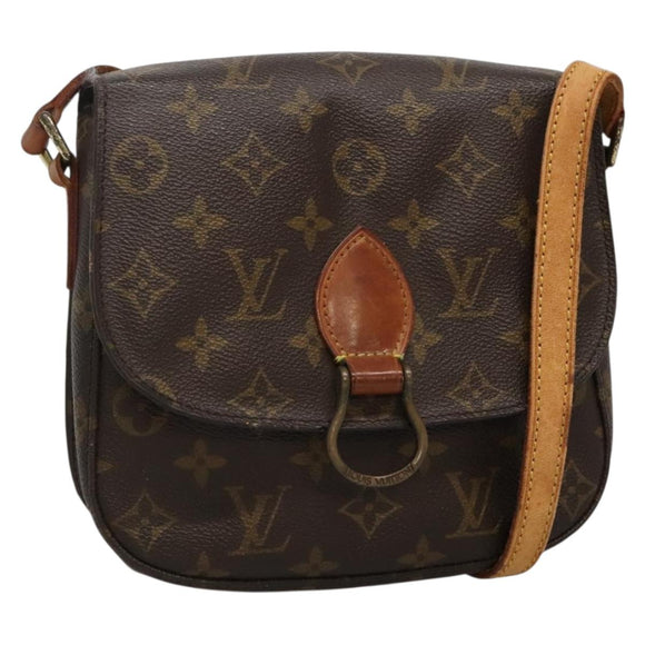 LOUIS VUITTON Monogram Saint Cloud MM Shoulder Bag M51243 LV Auth bs28560