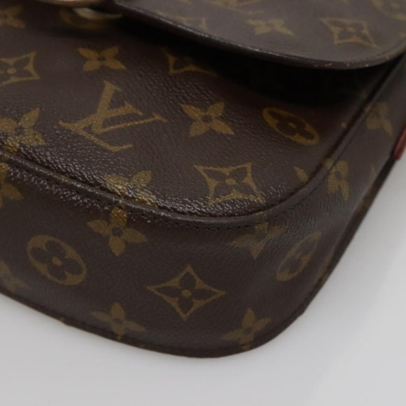 LOUIS VUITTON Monogram Saint Cloud MM Shoulder Bag M51243 LV Auth bs28560