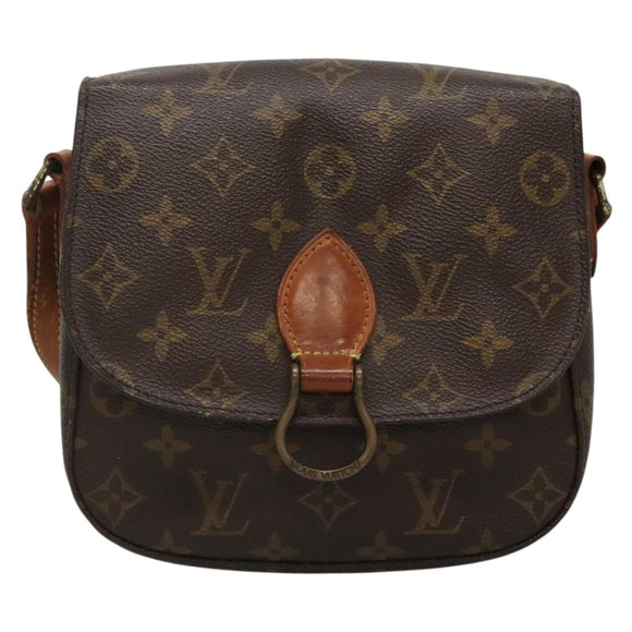 LOUIS VUITTON Monogram Saint Cloud MM Shoulder Bag M51243 LV Auth bs28560