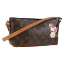 LOUIS VUITTON Monogram Panda Trotteur Shoulder Bag M51241 LV Auth bs28563V-1
