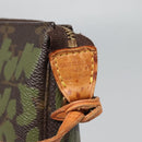 LOUIS VUITTON Graffiti Pochette Accessoires Pouch Khaki M92191 LV Auth bs28566-9