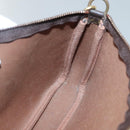 LOUIS VUITTON Graffiti Pochette Accessoires Pouch Khaki M92191 LV Auth bs28566-19