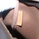 LOUIS VUITTON Graffiti Pochette Accessoires Pouch Khaki M92191 LV Auth bs28566-12