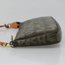 LOUIS VUITTON Graffiti Pochette Accessoires Pouch Khaki M92191 LV Auth bs28566-3