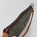 LOUIS VUITTON Graffiti Pochette Accessoires Pouch Khaki M92191 LV Auth bs28566-6