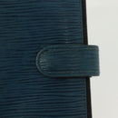 LOUIS VUITTON Epi Agenda PM Day Planner Cover Blue R20055 LV Auth bs28570-17