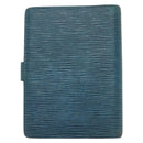 LOUIS VUITTON Epi Agenda PM Day Planner Cover Blue R20055 LV Auth bs28570-2