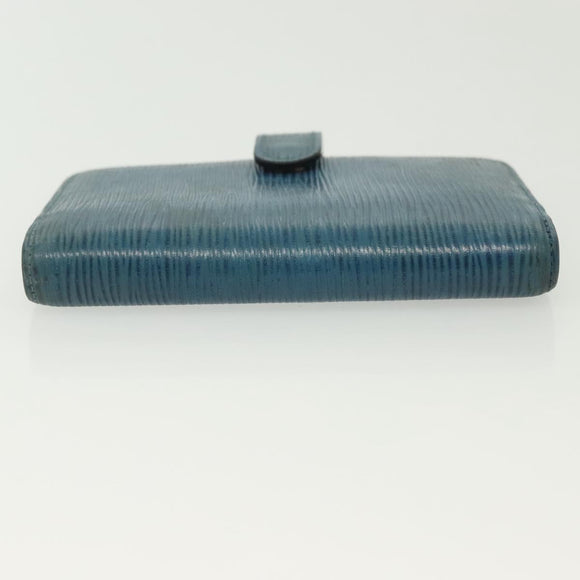 LOUIS VUITTON Epi Agenda PM Day Planner Cover Blue R20055 LV Auth bs28570