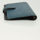 LOUIS VUITTON Epi Agenda PM Day Planner Cover Blue R20055 LV Auth bs28570-5