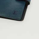 LOUIS VUITTON Epi Agenda PM Day Planner Cover Blue R20055 LV Auth bs28570-14
