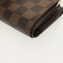 LOUIS VUITTON Damier Ebene Portefeuille Viennois Wallet N61674 LV Auth bs28572-16