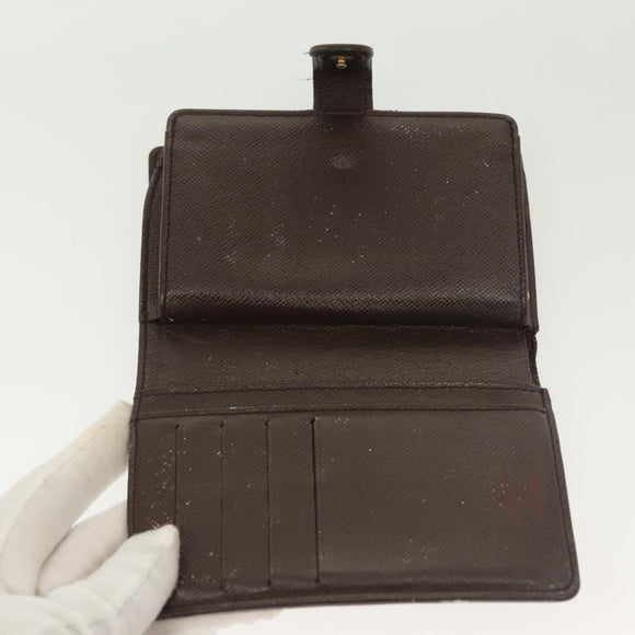 LOUIS VUITTON Damier Ebene Portefeuille Viennois Wallet N61674 LV Auth bs28572