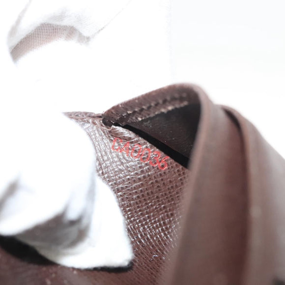 LOUIS VUITTON Damier Ebene Portefeuille Viennois Wallet N61674 LV Auth bs28572