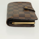 LOUIS VUITTON Damier Ebene Portefeuille Viennois Wallet N61674 LV Auth bs28572-4