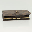 LOUIS VUITTON Damier Ebene Portefeuille Viennois Wallet N61674 LV Auth bs28572-6