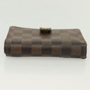 LOUIS VUITTON Damier Ebene Portefeuille Viennois Wallet N61674 LV Auth bs28572-7