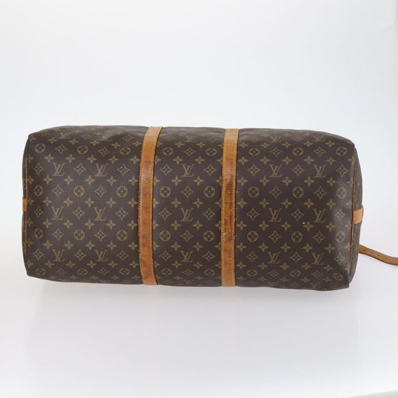 LOUIS VUITTON Monogram Keepall Bandouliere 60 Boston Bag M41412 LV Auth bs28590