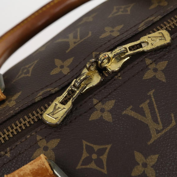 LOUIS VUITTON Monogram Keepall Bandouliere 60 Boston Bag M41412 LV Auth bs28590