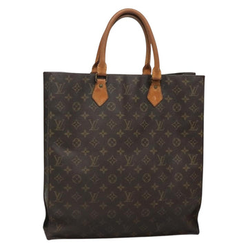 LOUIS VUITTON Monogram Sac Plat Hand Bag M51140 LV Auth bs28594