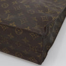 LOUIS VUITTON Monogram Sac Plat Hand Bag M51140 LV Auth bs28594-10