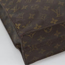 LOUIS VUITTON Monogram Sac Plat Hand Bag M51140 LV Auth bs28594-11