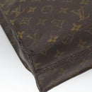 LOUIS VUITTON Monogram Sac Plat Hand Bag M51140 LV Auth bs28594-13