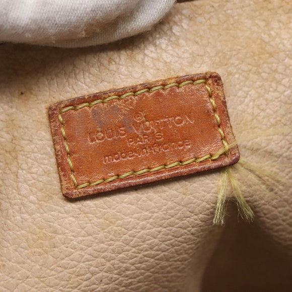 LOUIS VUITTON Monogram Sac Plat Hand Bag M51140 LV Auth bs28594