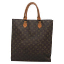 LOUIS VUITTON Monogram Sac Plat Hand Bag M51140 LV Auth bs28594-3