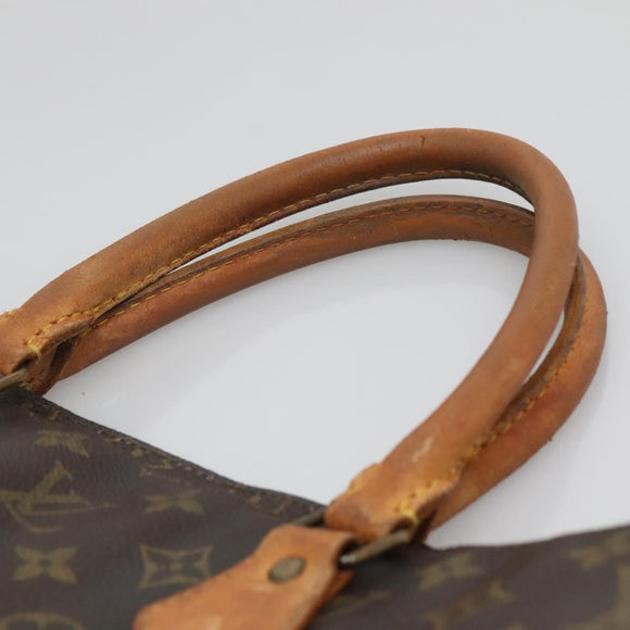 LOUIS VUITTON Monogram Sac Plat Hand Bag M51140 LV Auth bs28594