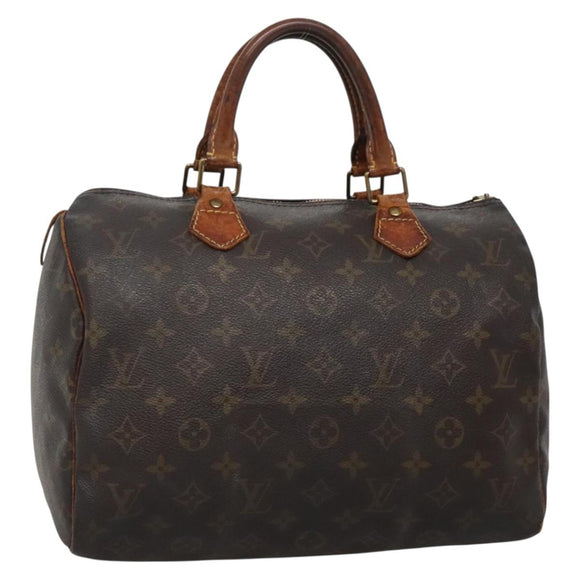 LOUIS VUITTON Monogram Speedy 30 Hand Bag M41526 LV Auth bs28595