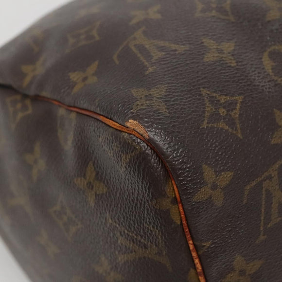 LOUIS VUITTON Monogram Speedy 30 Hand Bag M41526 LV Auth bs28595