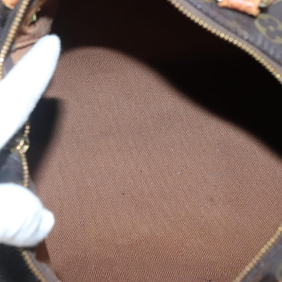 LOUIS VUITTON Monogram Speedy 30 Hand Bag M41526 LV Auth bs28595