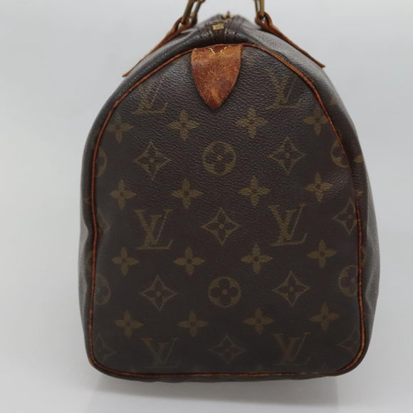 LOUIS VUITTON Monogram Speedy 30 Hand Bag M41526 LV Auth bs28595