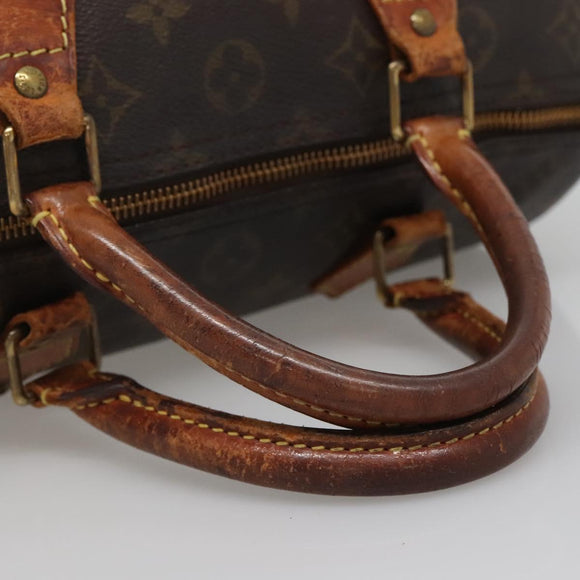 LOUIS VUITTON Monogram Speedy 30 Hand Bag M41526 LV Auth bs28595