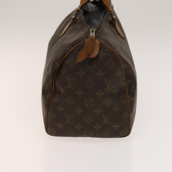 LOUIS VUITTON Monogram Speedy 30 Hand Bag M41526 LV Auth bs28597